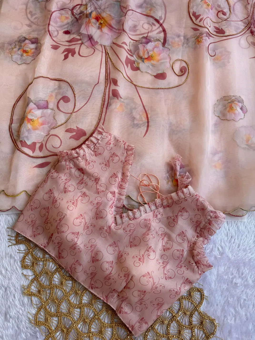 VK 4361 Organza Digital Printed Party Wear Saree Wholesale Shop In Surat